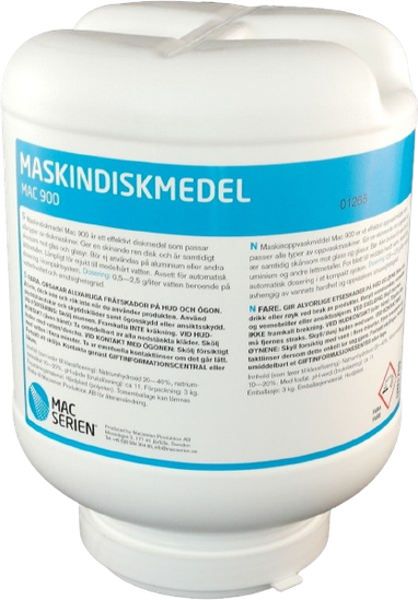 Maskindiskpulver Macserien 3 kg
